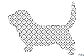 basset Տպագրվող Գունազարդման Էջեր